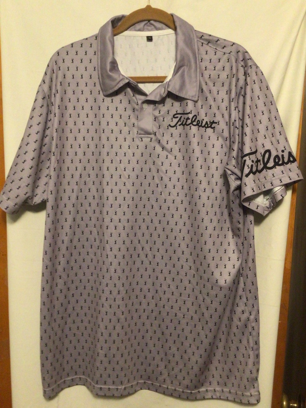 TITLEIST AGOLDE Polo PGA 2025 QUILL HOLLOW logo Sz XL